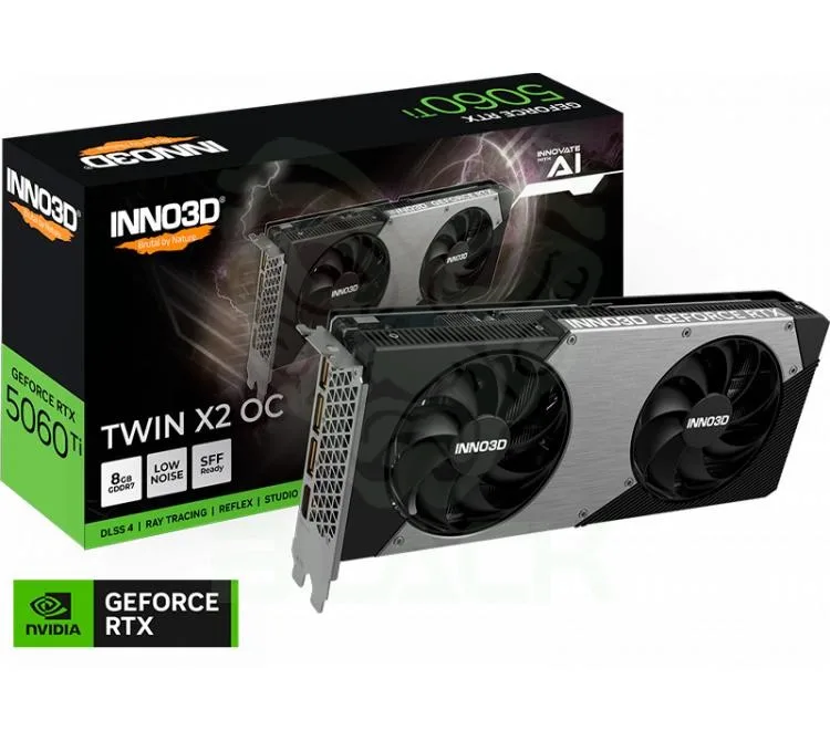 PLACA DE VIDEO INNO3D GEFORCE RTX 5060 TI 8GB GDDR7 TWIN X2 OC