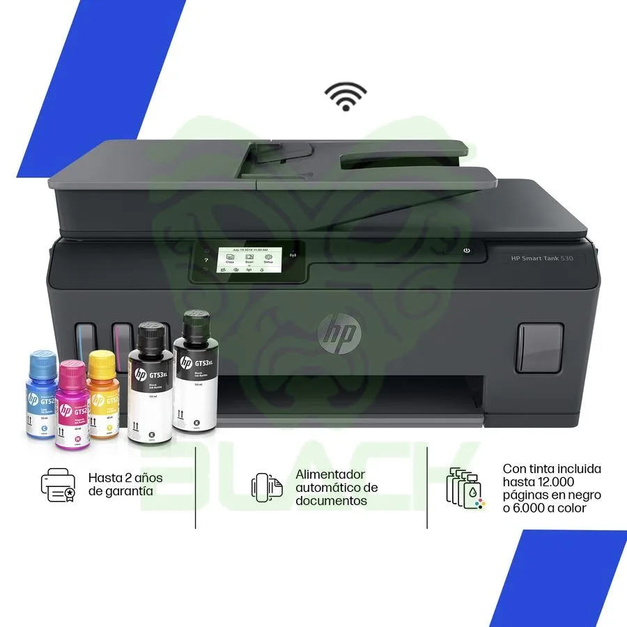 IMPRESORA MULTIFUNCION HP SMART TANK 530 (4SB24A) WIFI/ADF