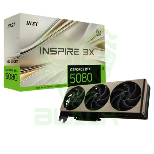 PLACA DE VIDEO GEFORCE RTX MSI 5080 16GB INSPIRE 3X OC