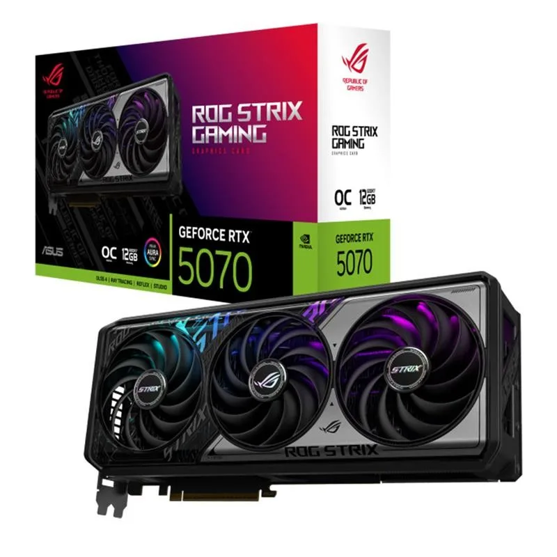 PLACA DE VIDEO ASUS ROG STRIX GEFORCE RTX™ 5070 12GB GDDR7 OC EDITION