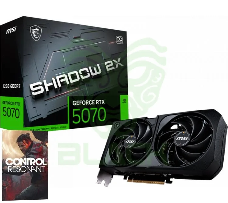 PLACA DE VIDEO MSI GEFORCE RTX 5070 12GB GDDR7 SHADOW 2X OC