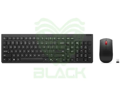 KIT LENOVO TECLADO Y MOUSE INALAMBRICO EOS3 2.4G KM BLK LASP0 AI