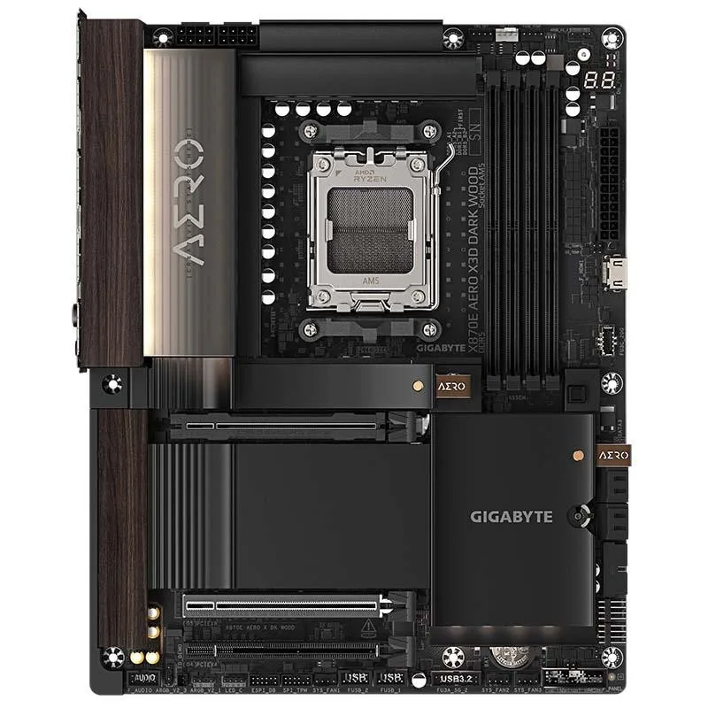 MOTHER GIGABYTE (AM5) X870E AERO X3D DARK WOOD DDR5 BOX