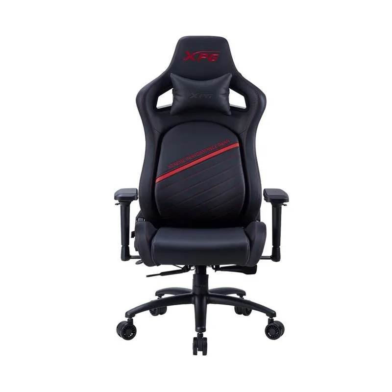 SILLA GAMER PREMIUM XPG NEXUS PLUS, CUERO, ERGONÓMICA ROJA