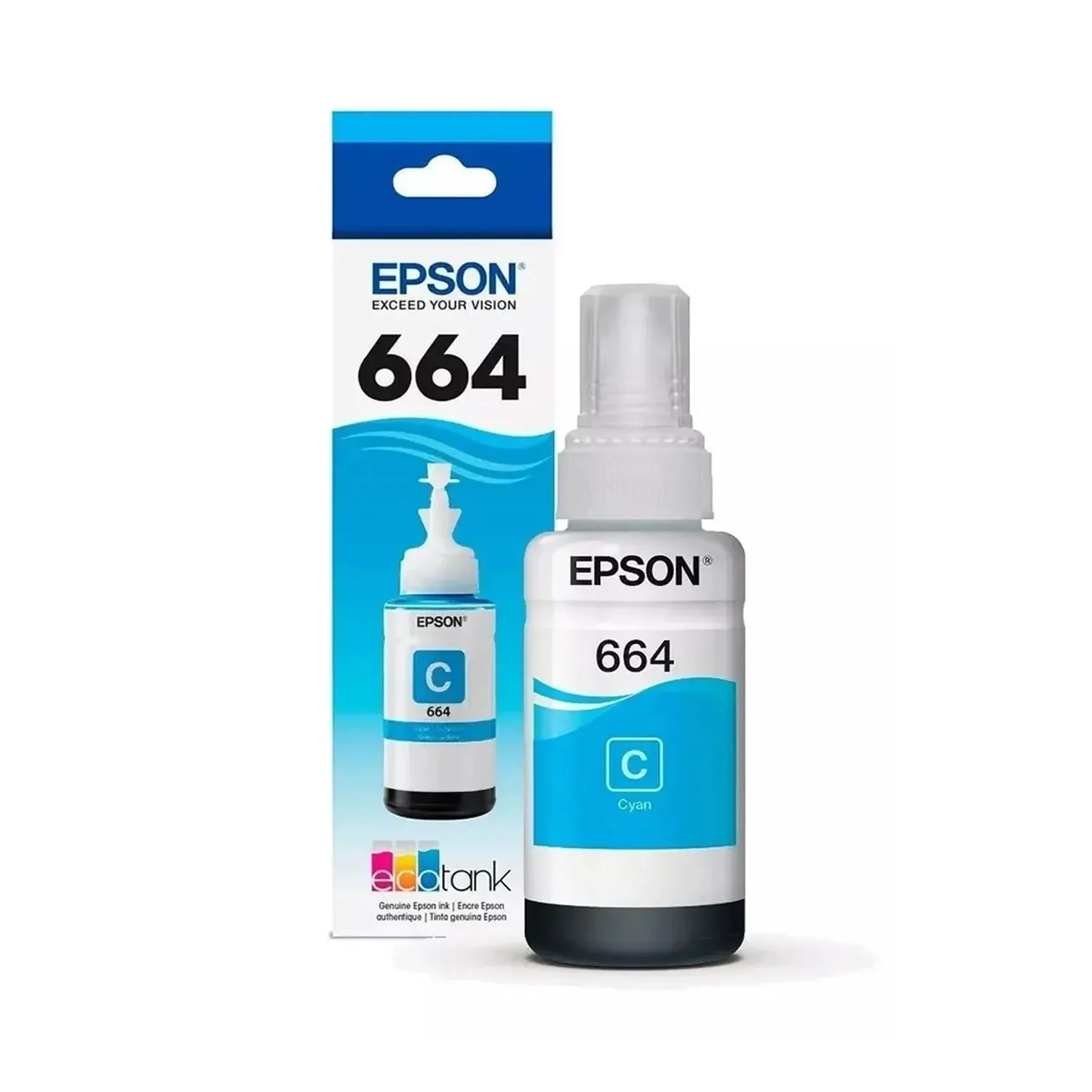 Botella Epson T664220-AL Cyan — foto 2
