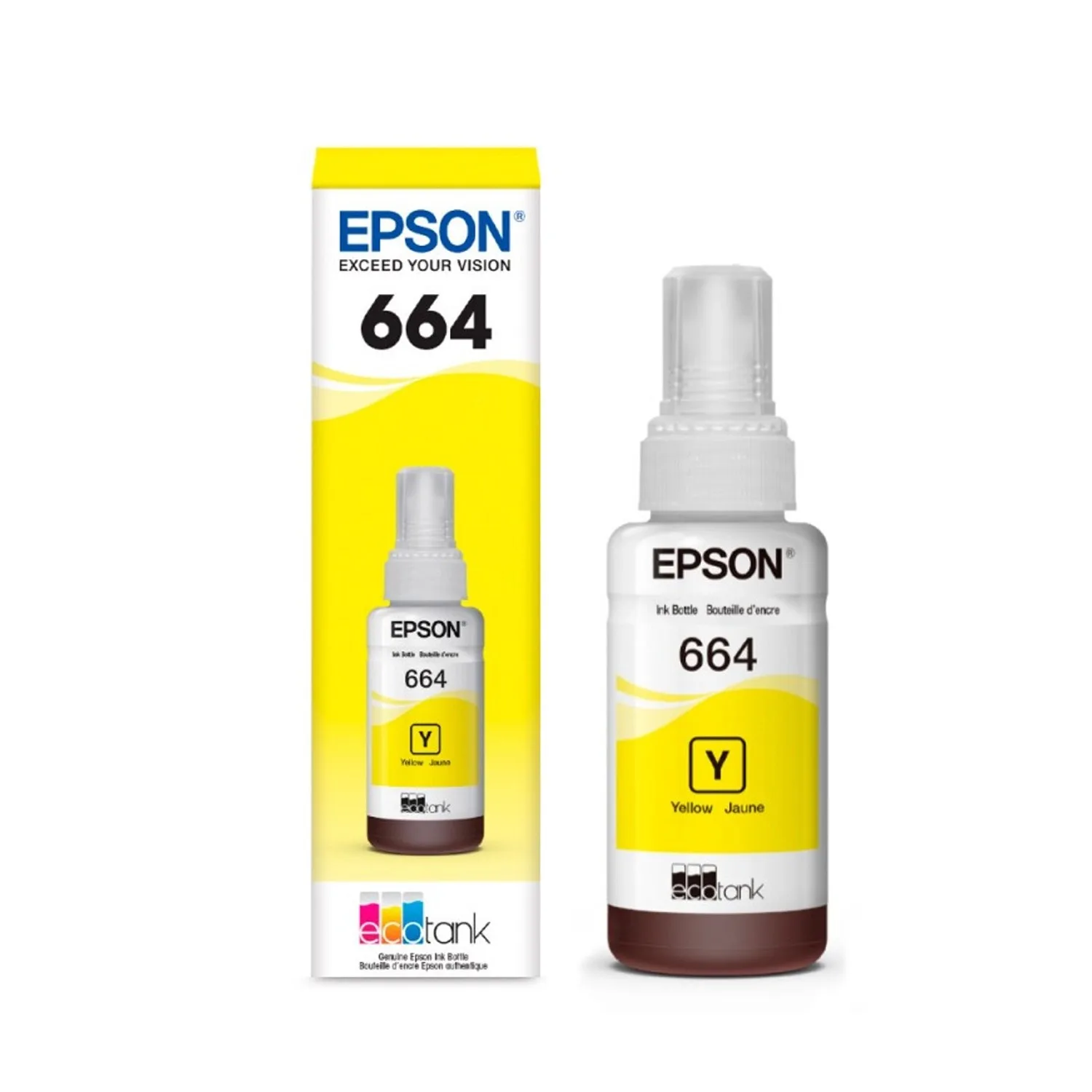 Botella Epson T664420-AL Amarillo — foto 2