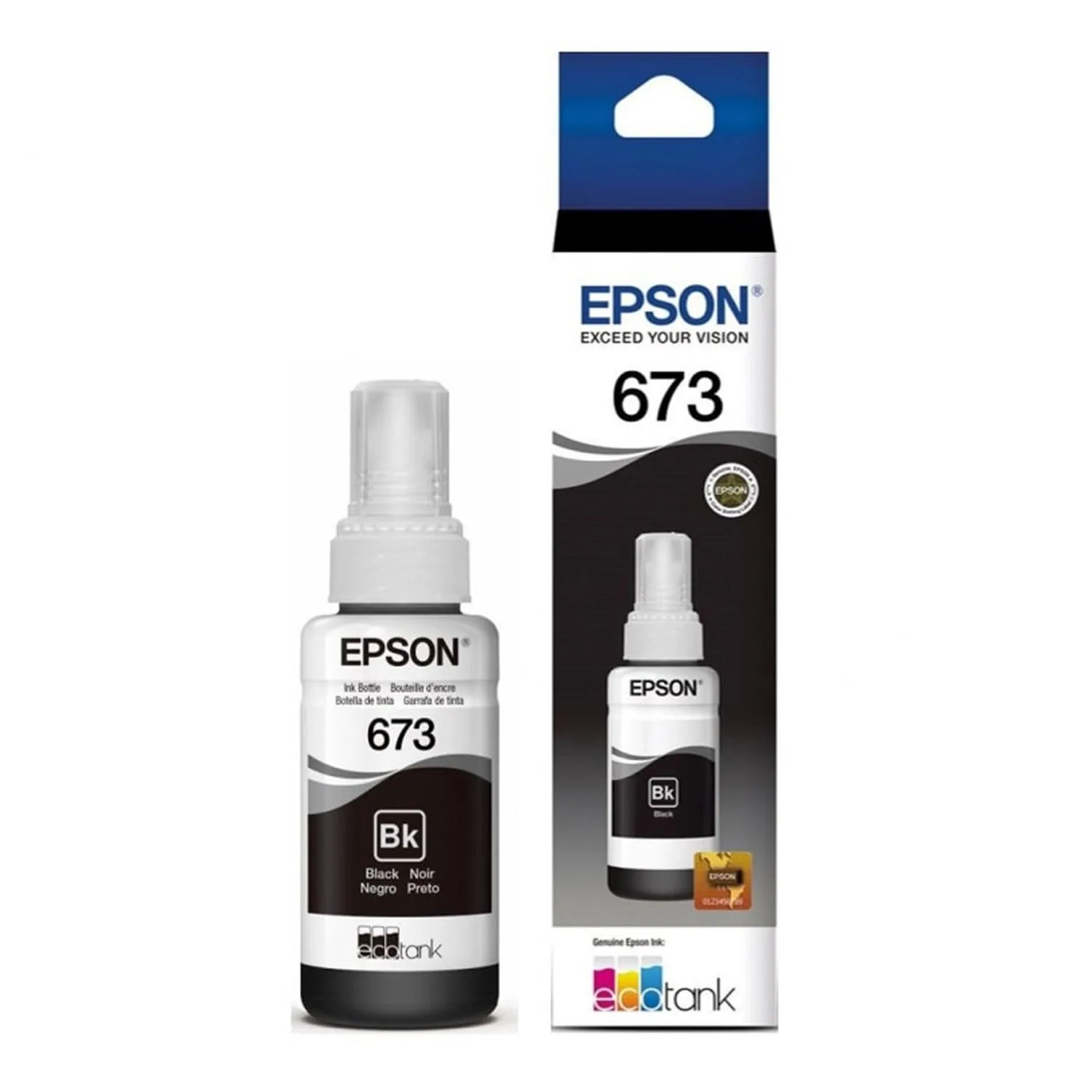 Botella Epson T673120-AL Negro — foto 2