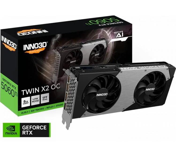 PLACA DE VIDEO RTX 5060 8GB INNO3D TWIN X2
