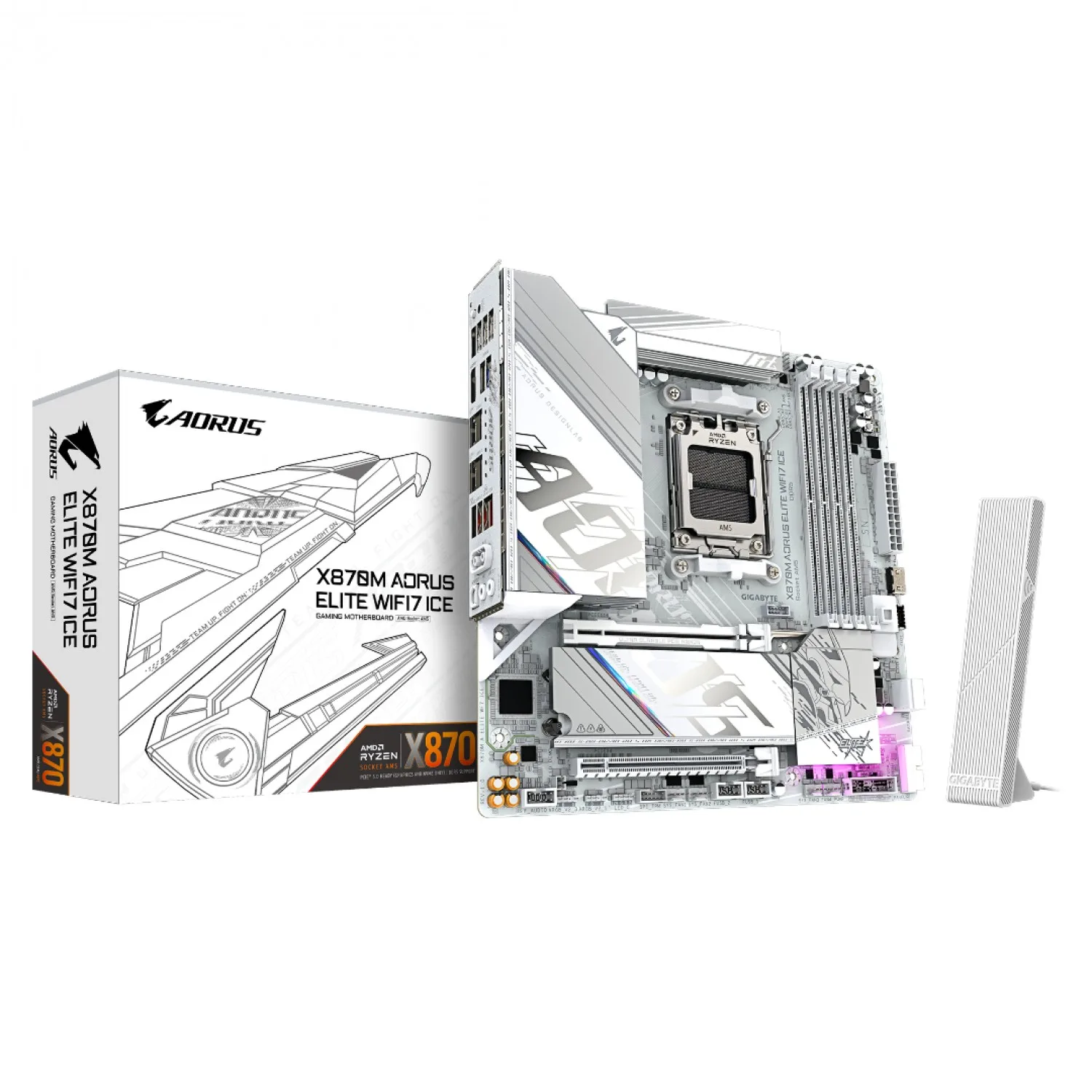 MOTHER GIGABYTE (AM5) X870M AORUS ELITE WIFI7 DDR5