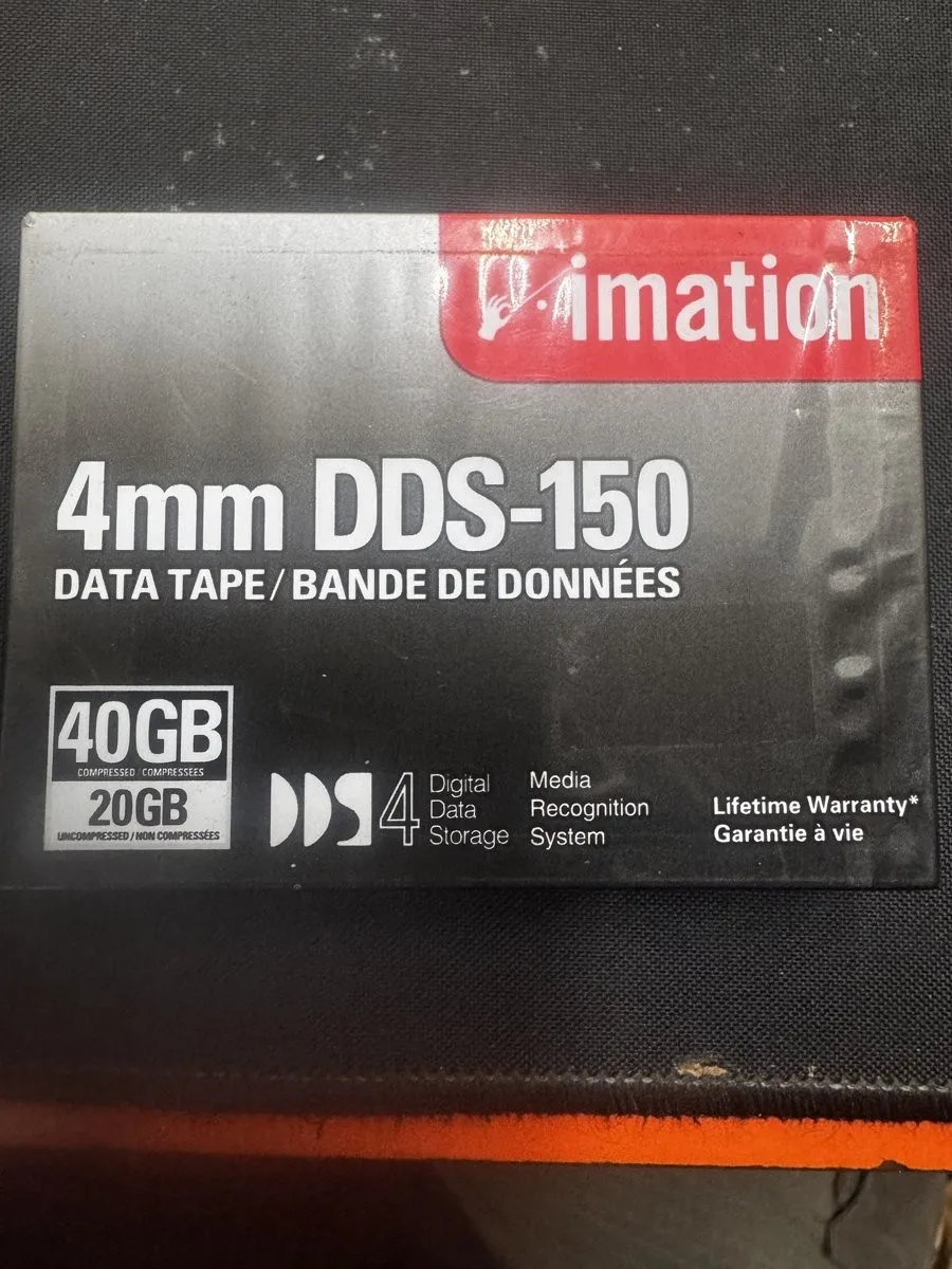 CINTA DAT IMATION 4MM 20GB/40GB 150M