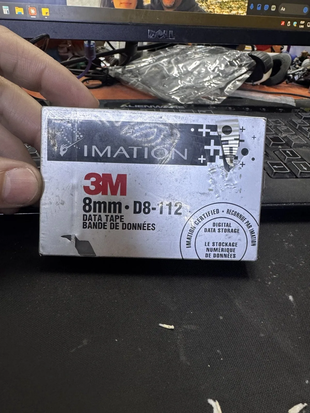 CINTA DATA IMATION 8MM D8-112 5GB/10GB 112M 34-8500-6171-3