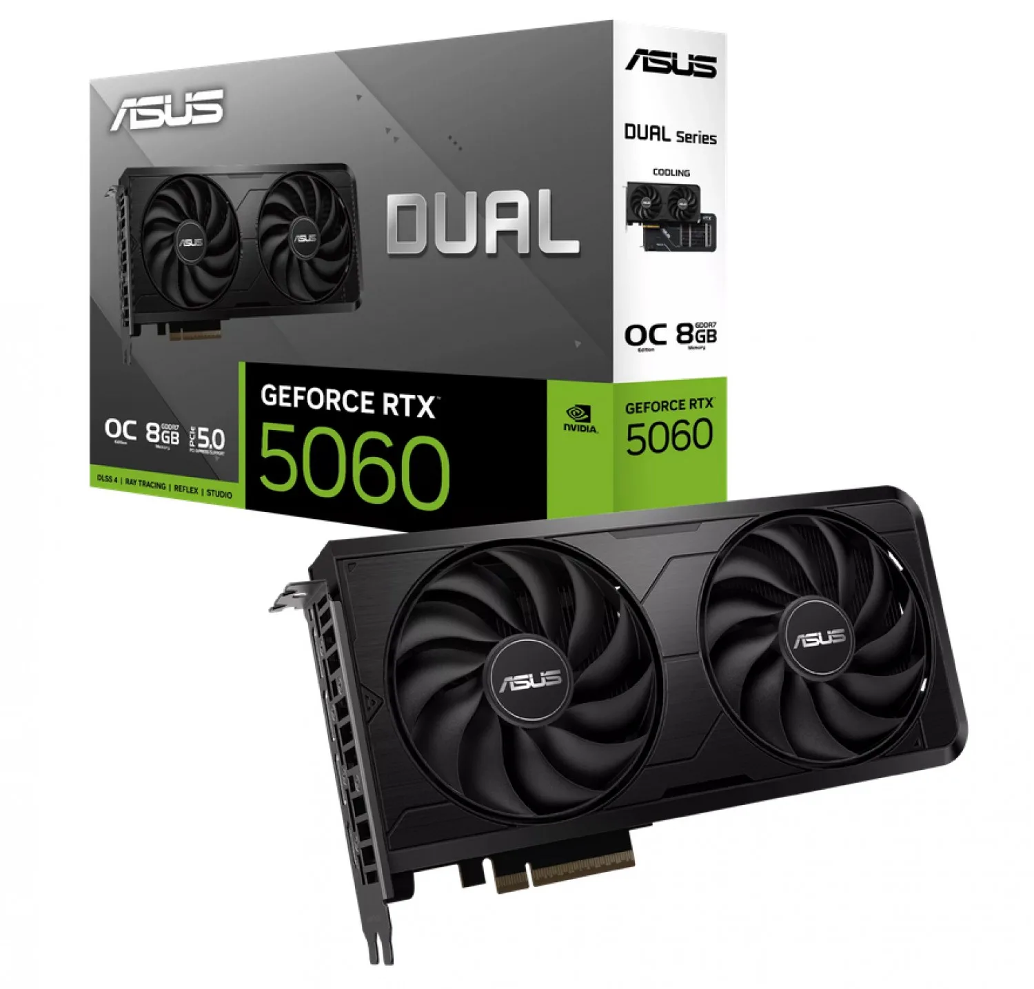 PLACA DE VIDEO RTX 5060 ASUS NVIDIA DUAL O8GB EVO