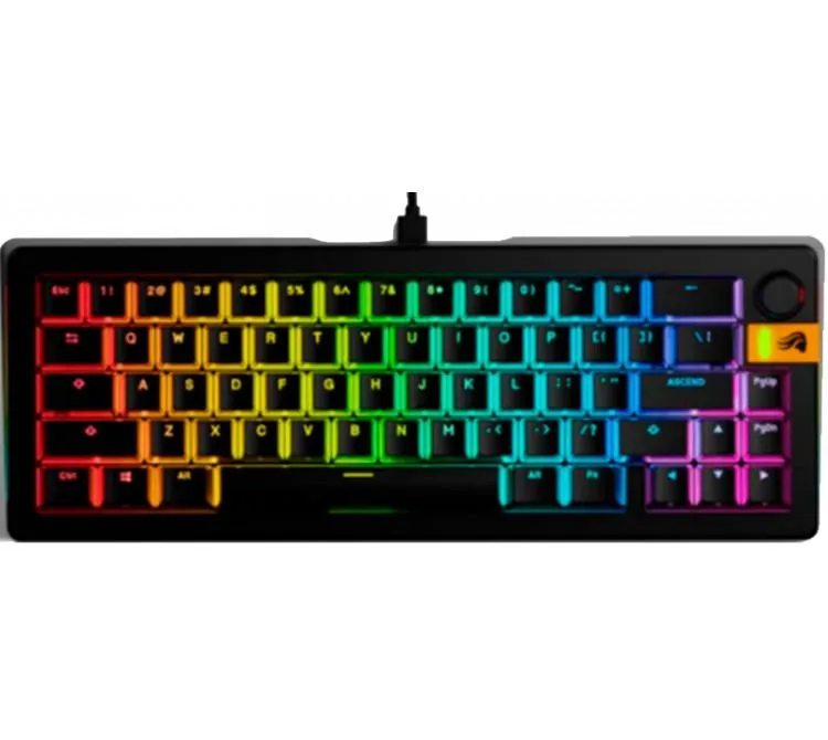 Teclado Mecanico Glorious Gmmk3 He 75% RGB Hall Efect 8k Hz Black Us