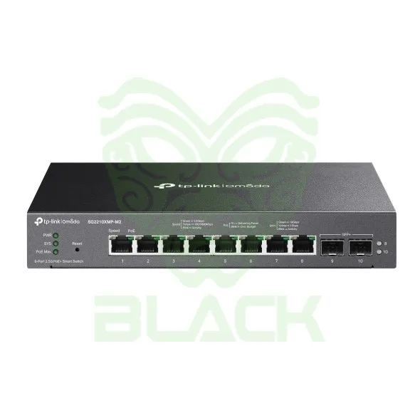 Switch Tp Link 8 Puertos 2,5 GB Smart Poe 2sfp 10ge