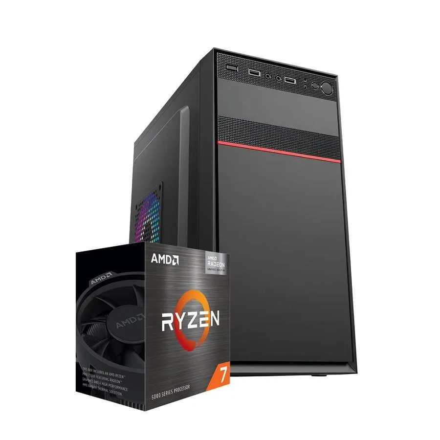 PC ECOVISION AMD RYZEN 7 5700G + 16GB + 1TB