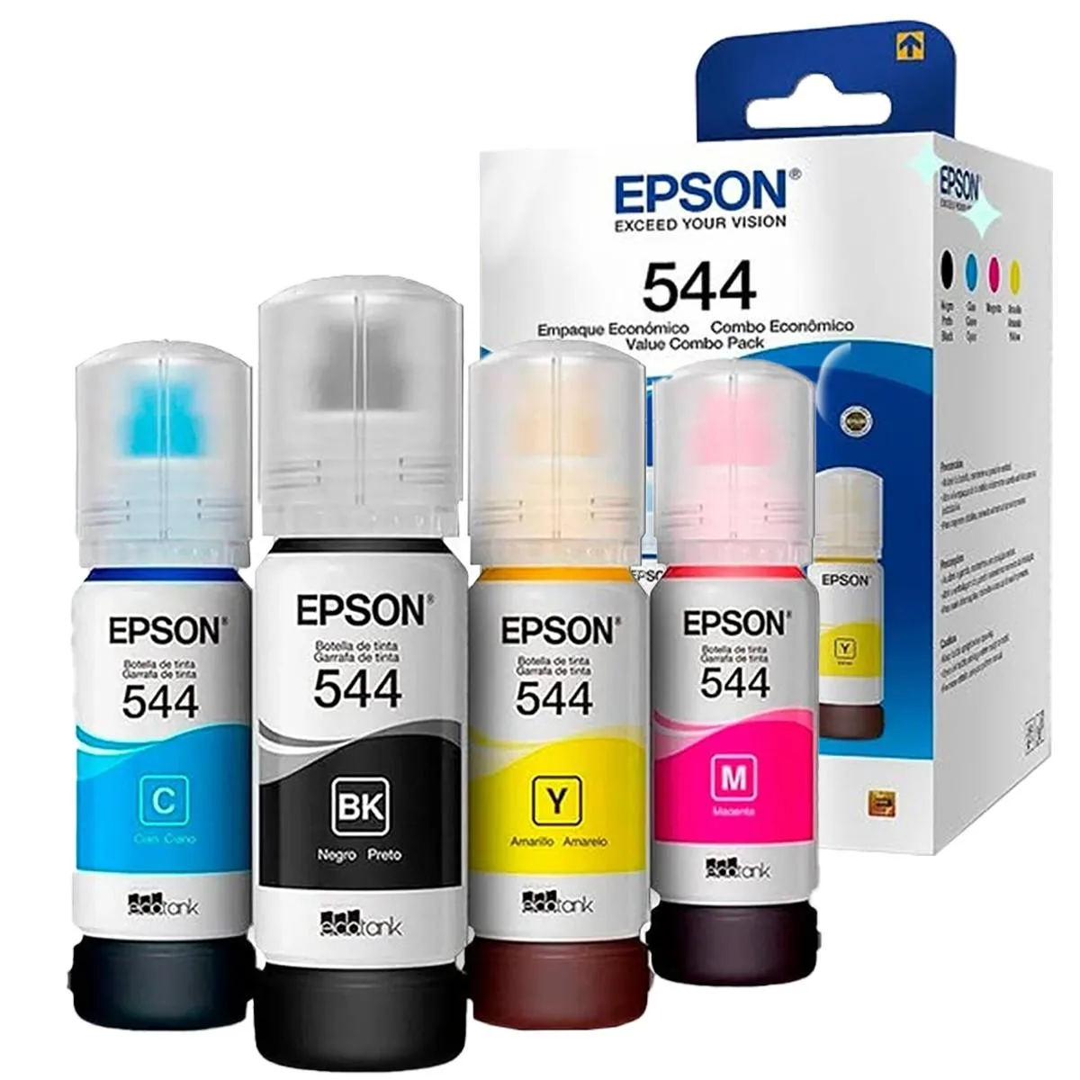 BOTELLA EPSON T544520-4P PACK COMPLETO 4 COLORES