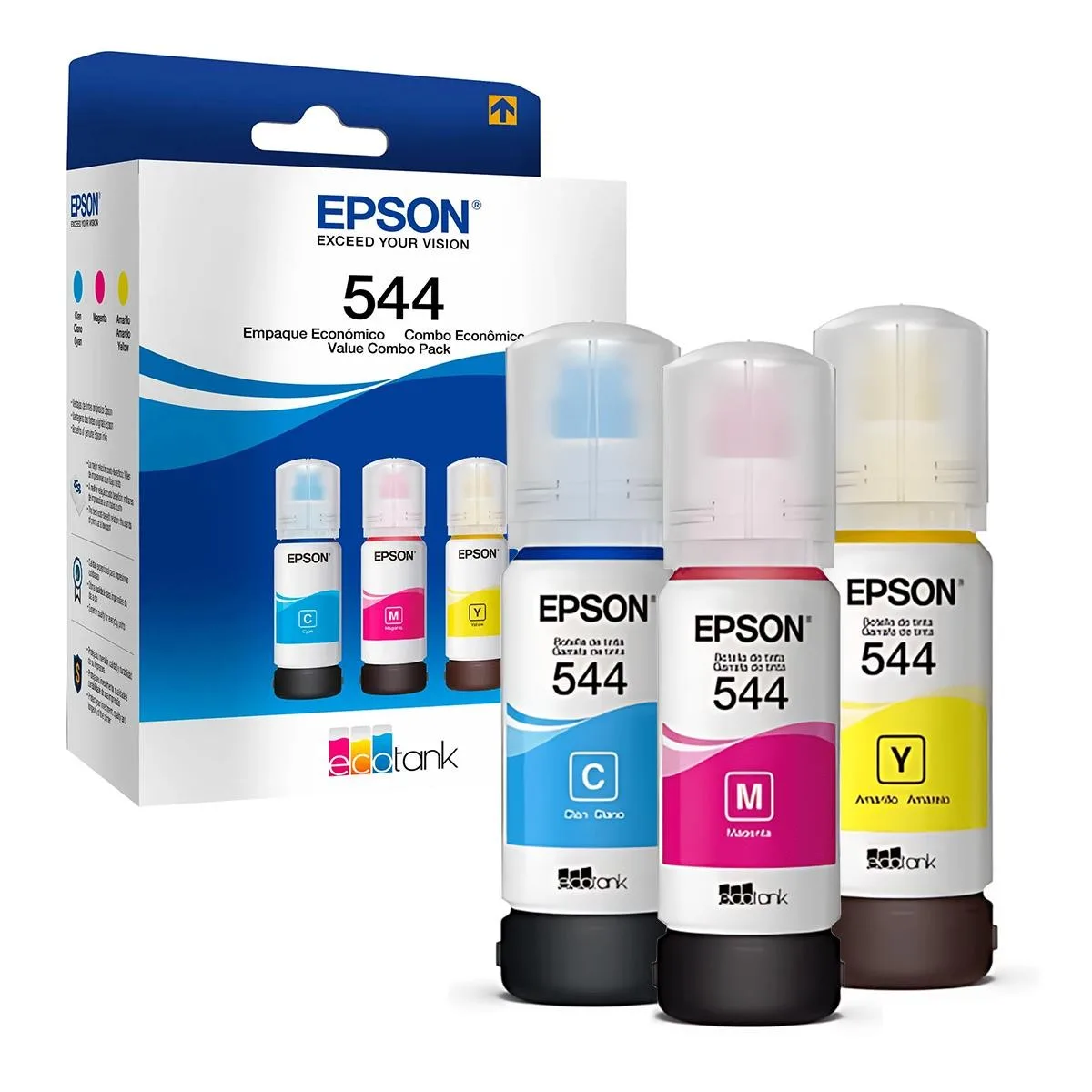 BOTELLA EPSON T544520-3P PACK 3 COLORES