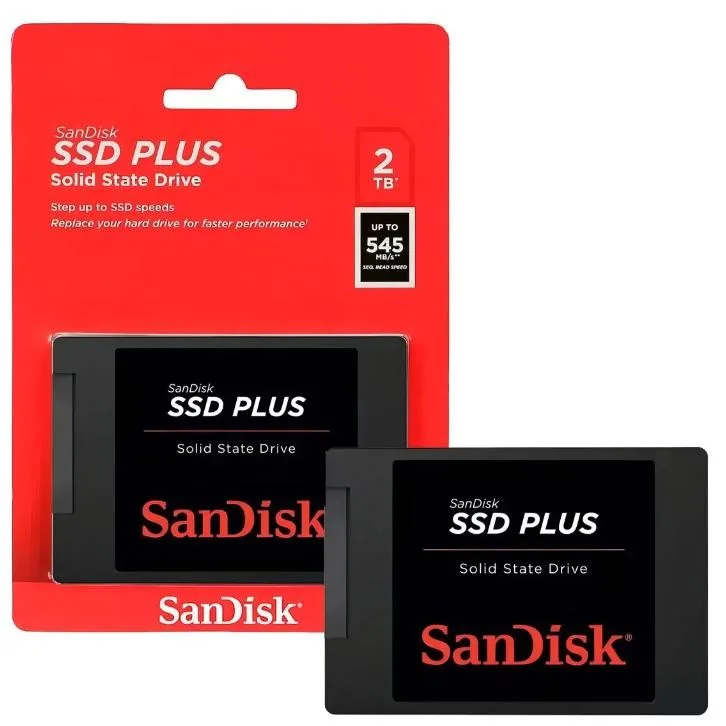 DISCO SSD 2TB SANDISK PLUS TB SATA 2