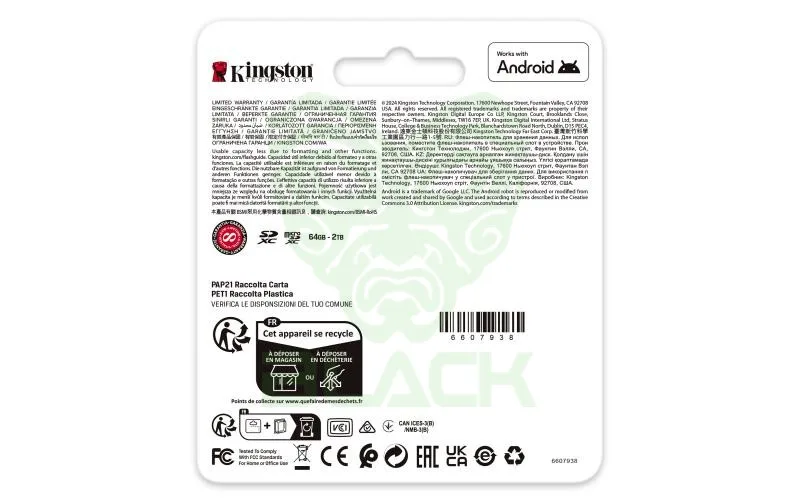 128g Ki Microsd Canvas Go+ G4