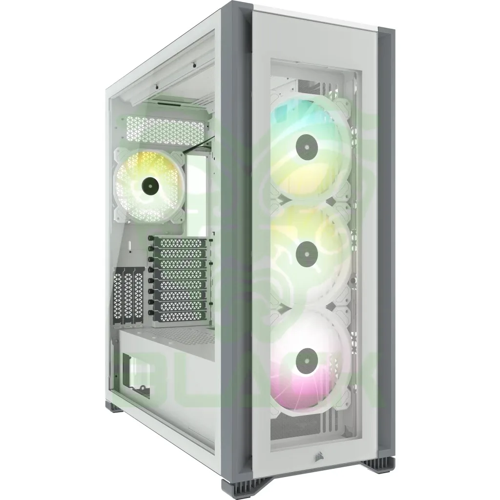 GABINETE CORSAIR ICUE 7000X RGB CON VIDRIO TEMPLADO TORRE BLANCO