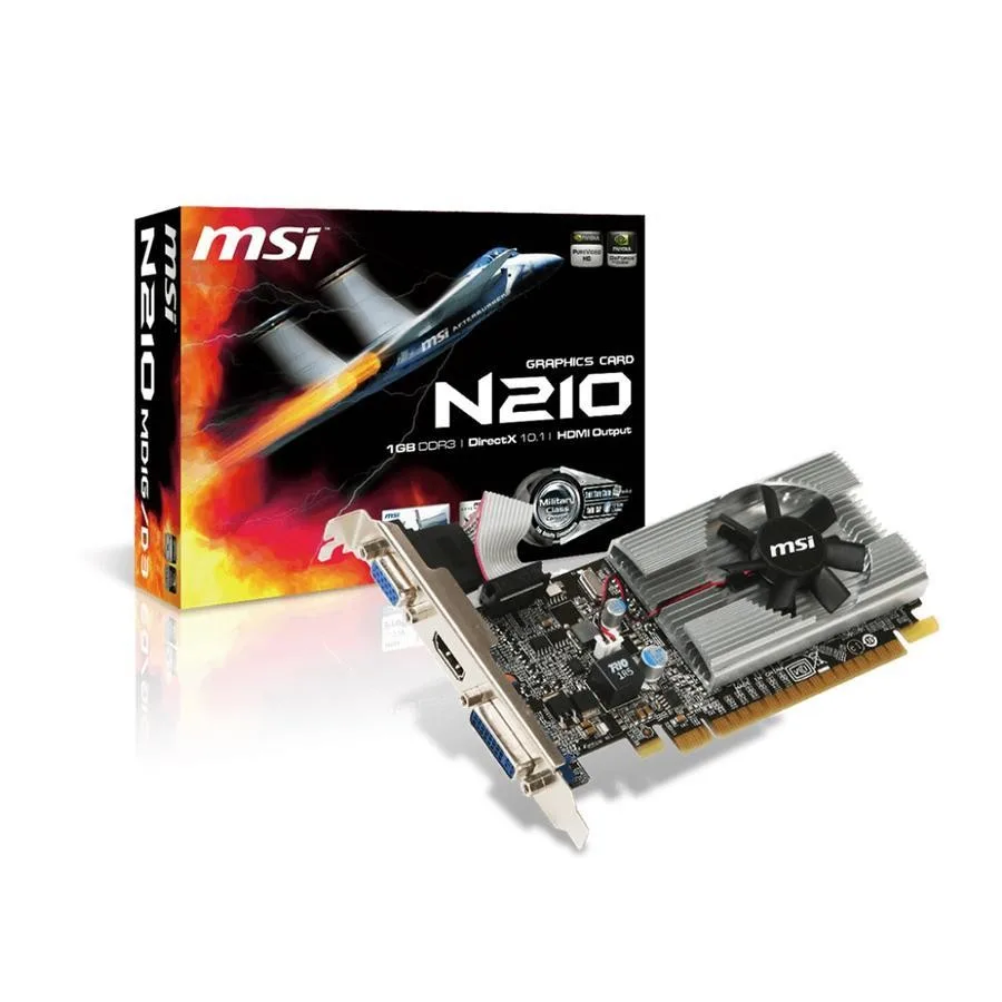PLACA DE VIDEO MSI NVIDIA GEFORCE GEFORCE N210-MD1G/D4