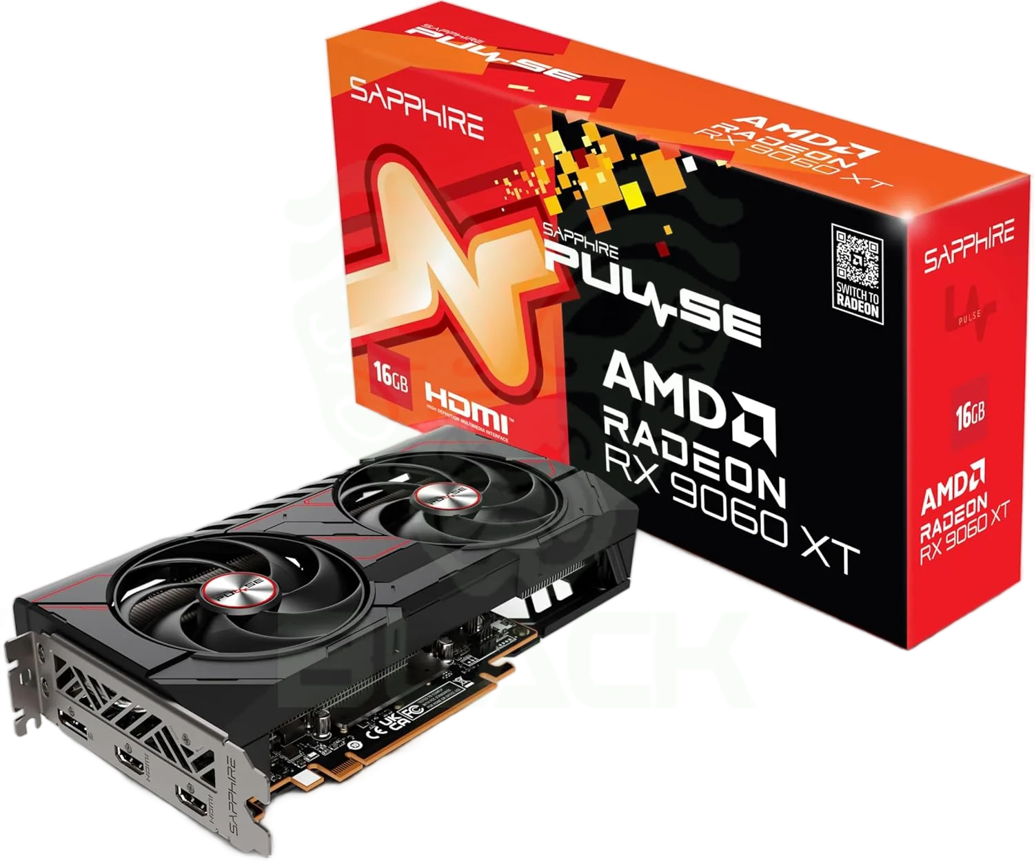 PLACA DE VIDEO SAPPHIRE PULSE RX 9060 XT GAMING OC 16GB
