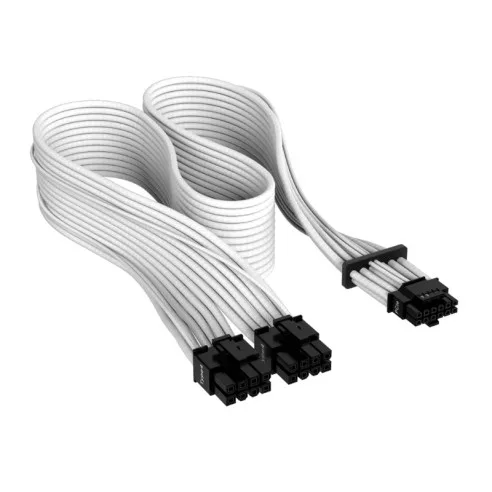 Cable Corsair Premium PCIE Gen 5 12V-2X6 De 600 W Y 12+4 Patillas Type 4 White