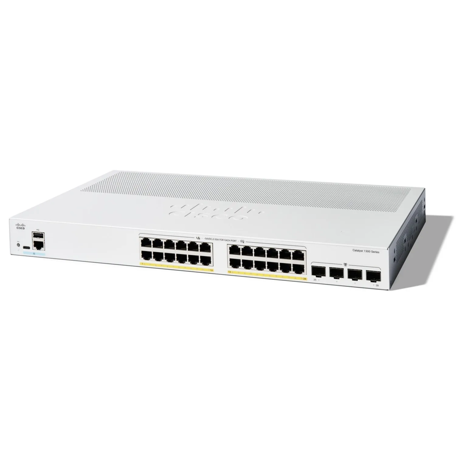 SWITCH CISCO POE+ C1300-24P-4G 24 PUERTOS GIGABIT + 4 SFP