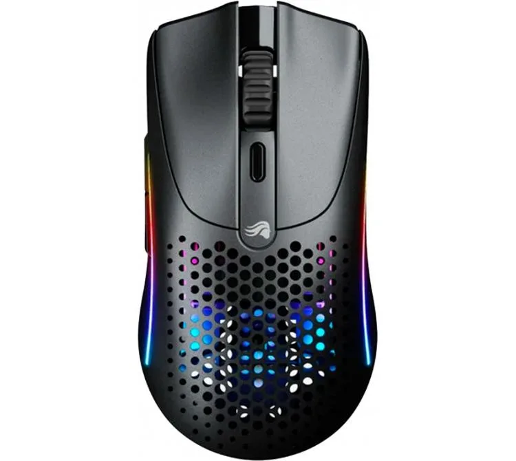 Mouse Glorious Model O 2 Mini Wireless 2.4GHz Bluetooth Matte Black 26k Dpi 49gr RGB