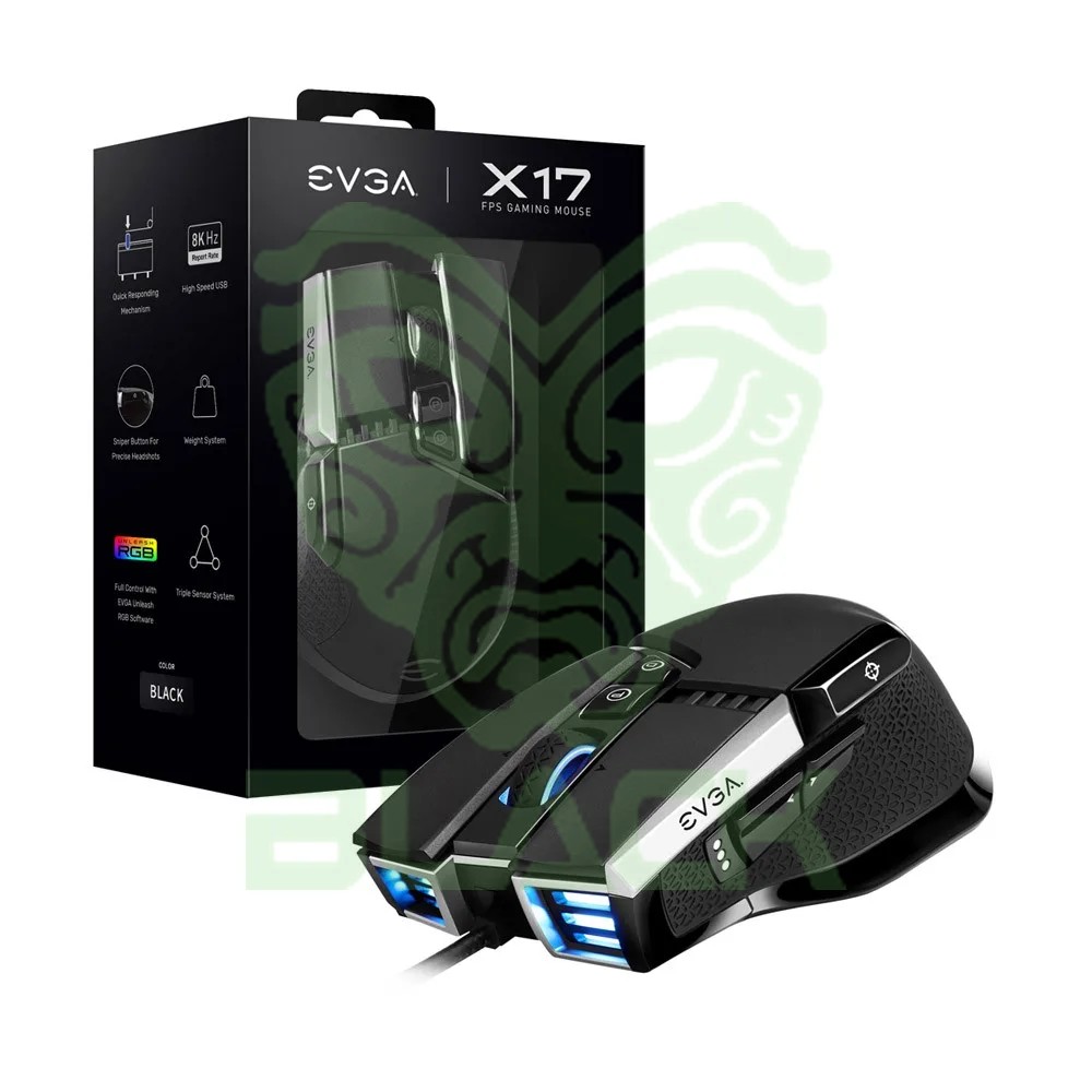 MOUSE EVGA GAMER X17 MOUSE BLACK