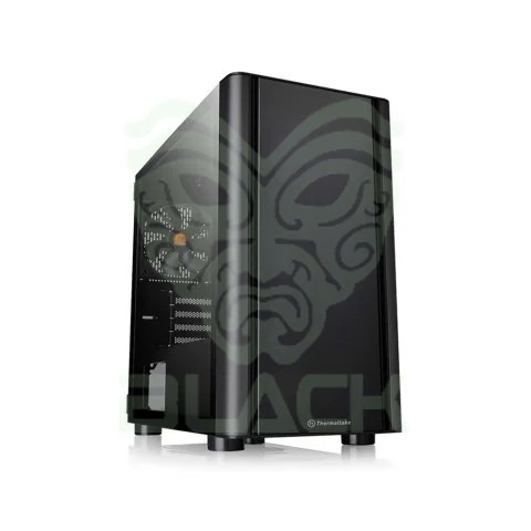 GABINETE SOLARMAX CM-B6202 BLACK GLASS 3X FAN RGB MID-TOWER