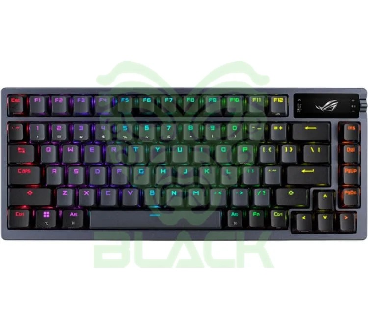TECLADO MECANICO ASUS ROG STRIX M701 AZOTH RGB WIRELESS 2.4GHZ BLUETOOTH SWITCH NX SNOW BLACK ESP