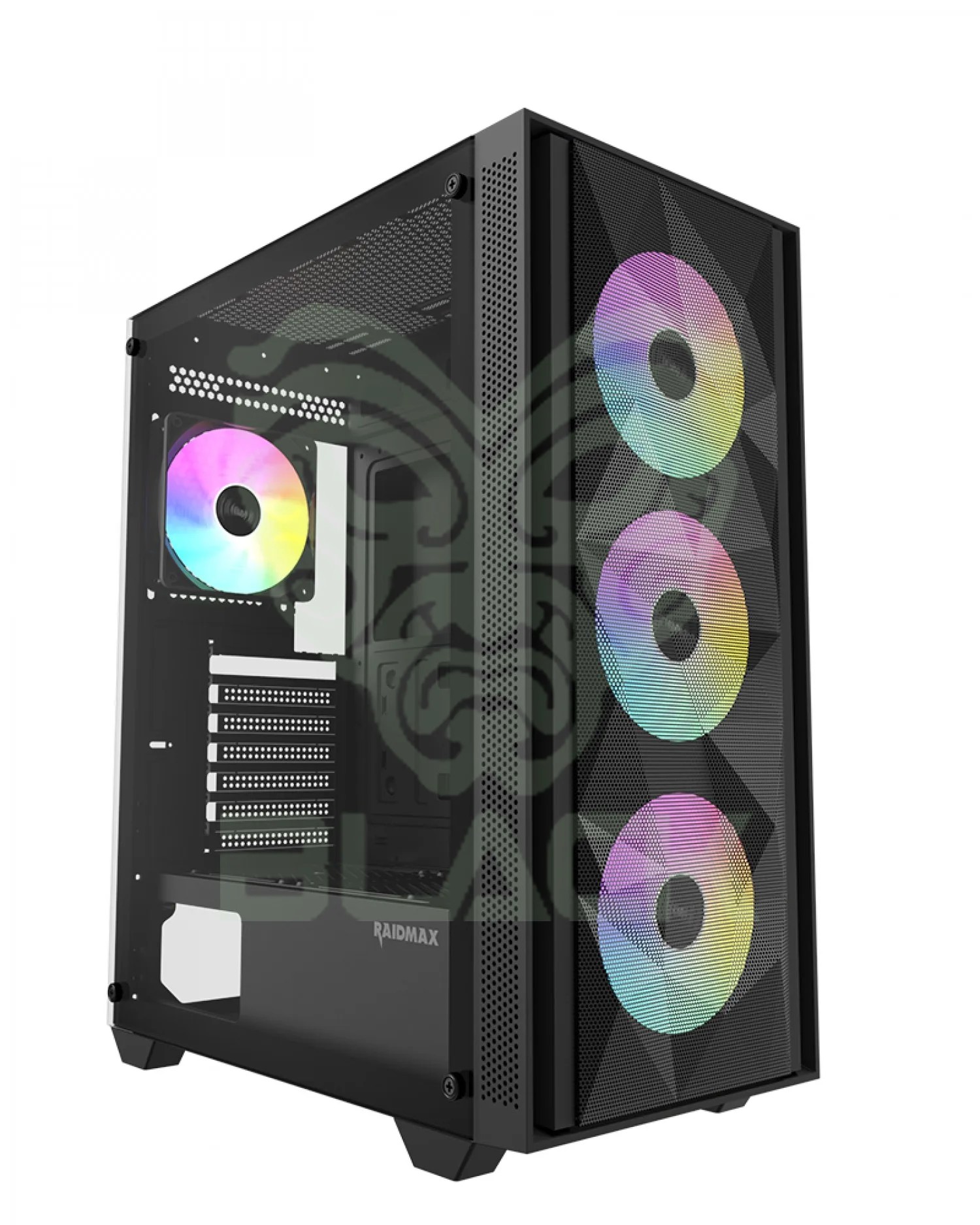GABINETE GAMER RAIDMAX VECTOR V217 BLACK ARGB TG