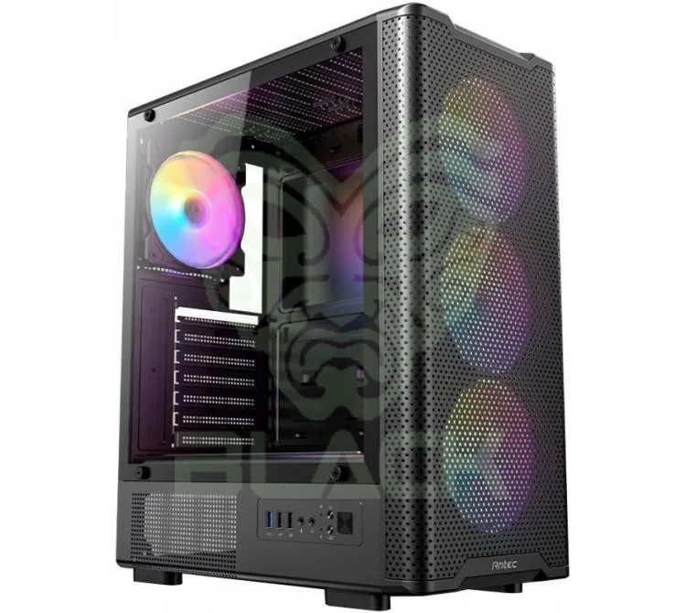 GABINETE ANTEC VX310 ARGB BLACK 4X120MM VIDRIO TEMPLADO