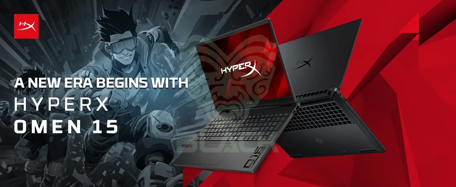 NOTEBOOK GAMER HYPER X OMEN 15 15.3" INTEL CORE I7 14650HX 32GB DDR5 SSD 2TB RTX 5060 2K 165HZ WIN11 15-GA0001LA
