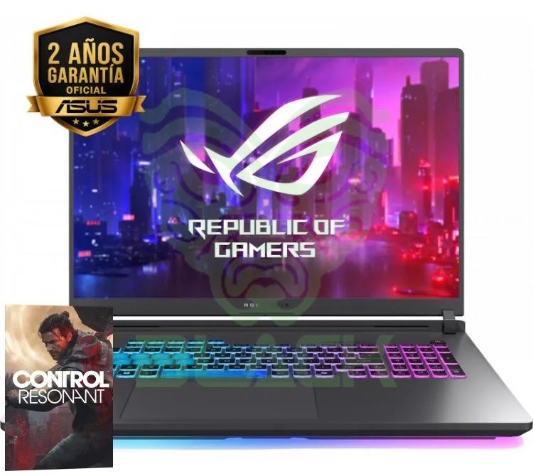 NOTEBOOK GAMER ASUS ROG STRIX G18 18" INTEL CORE ULTRA 9 290HX PLUS 32GB DDR5 SSD 1TB RTX 5080 16GB WIN11 G815LW-SA290W