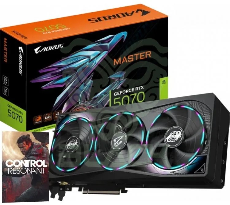 PLACA DE VIDEO GIGABYTE GEFORCE RTX 5070 12GB GDDR7 AORUS MASTER