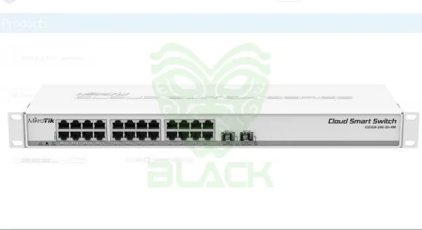 Switch Mikrotik 326-24g-2s+rm 24eth 2spf+ S/F