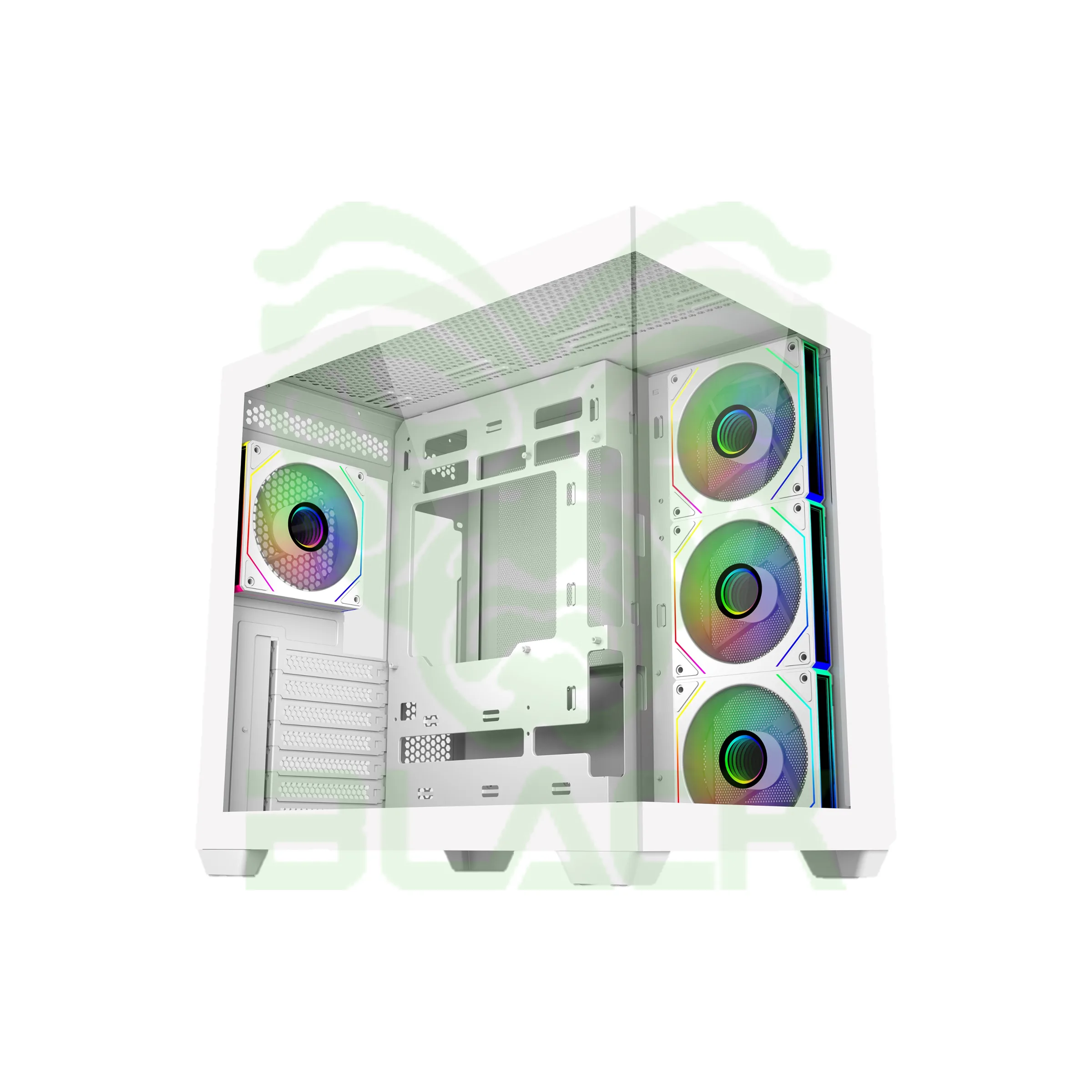 GAB COOLER MASTER ELITE 681 4*FAN ARGB ATX WH