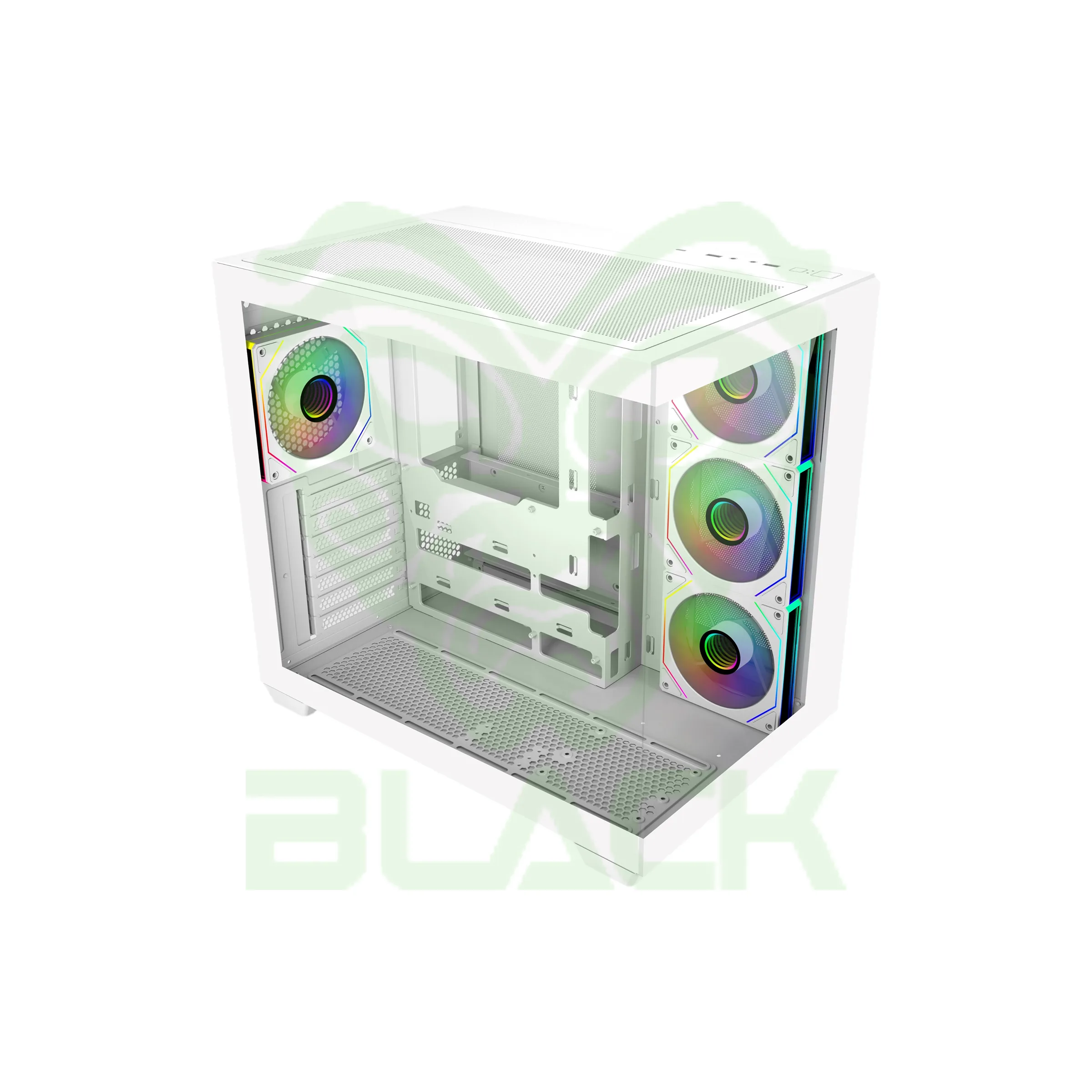 Gab Cooler Master Elite 681 4*fan ARGB ATX Wh