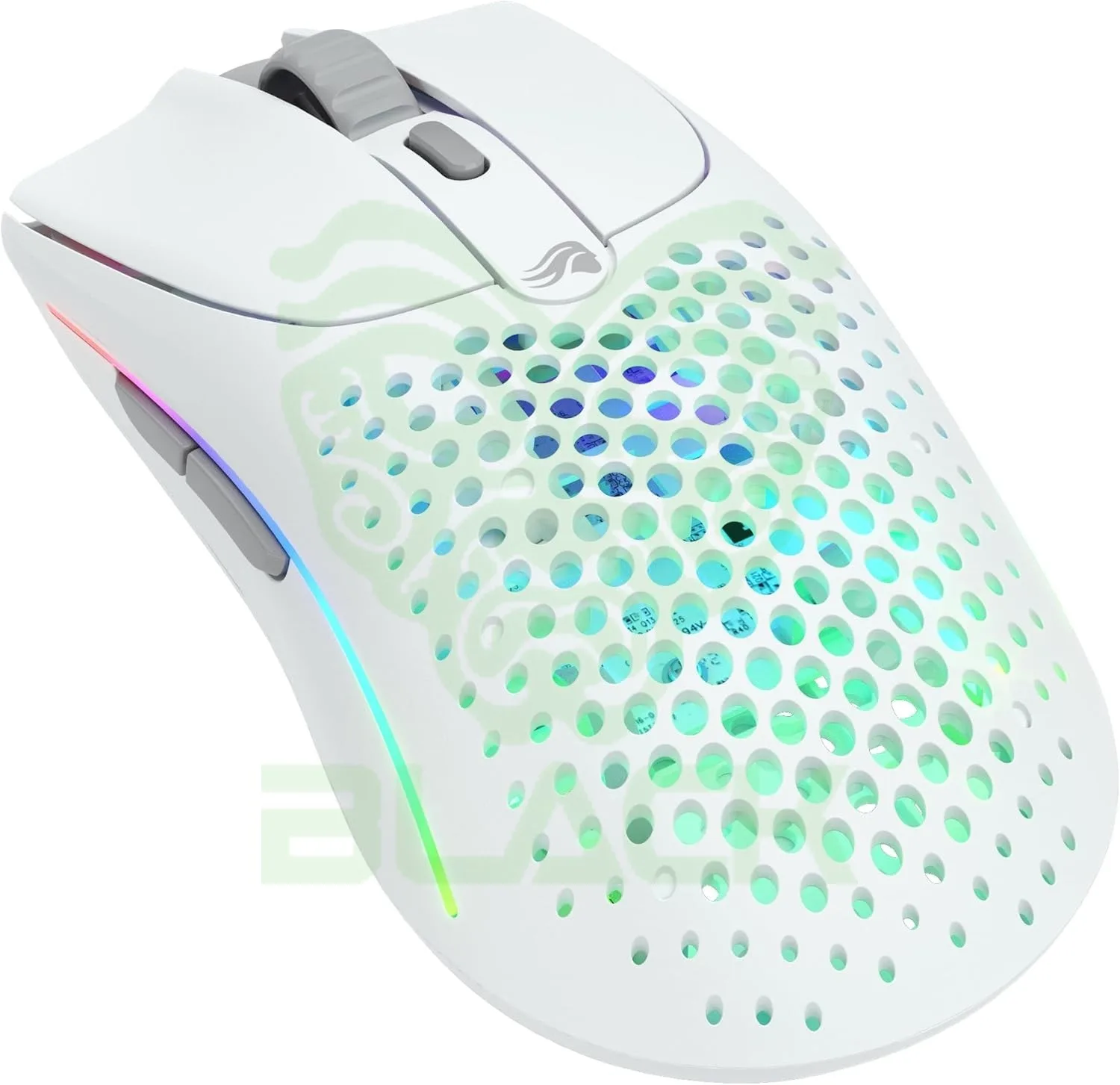 MOUSE GLORIOUS MODEL O 2 MINI WIRELESS 2.4GHZ BLUETOOTH MATTE WHITE 26K DPI 49GR RGB