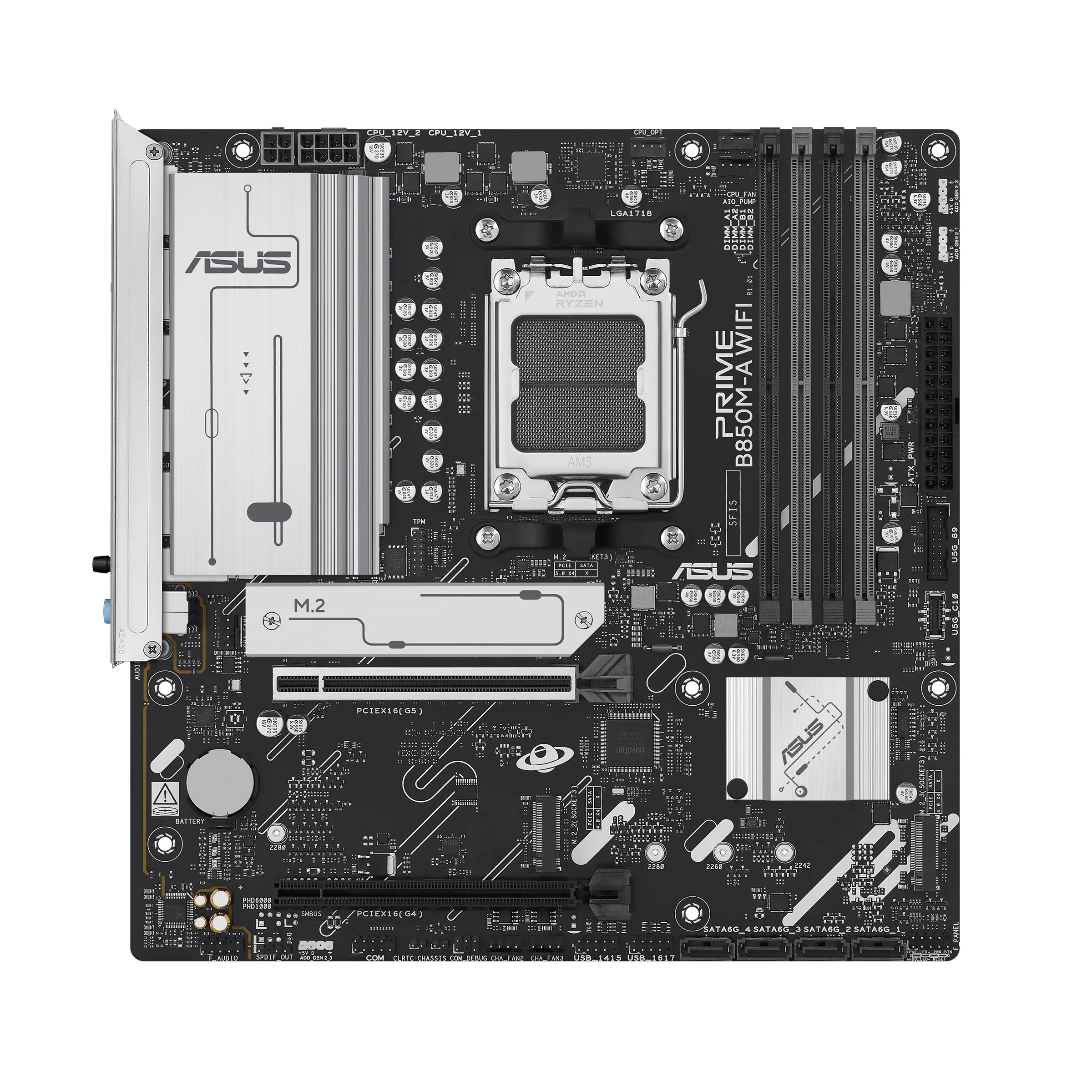 Motherboard ASUS PRIME B850M-A AM5 DDR5 — foto 2
