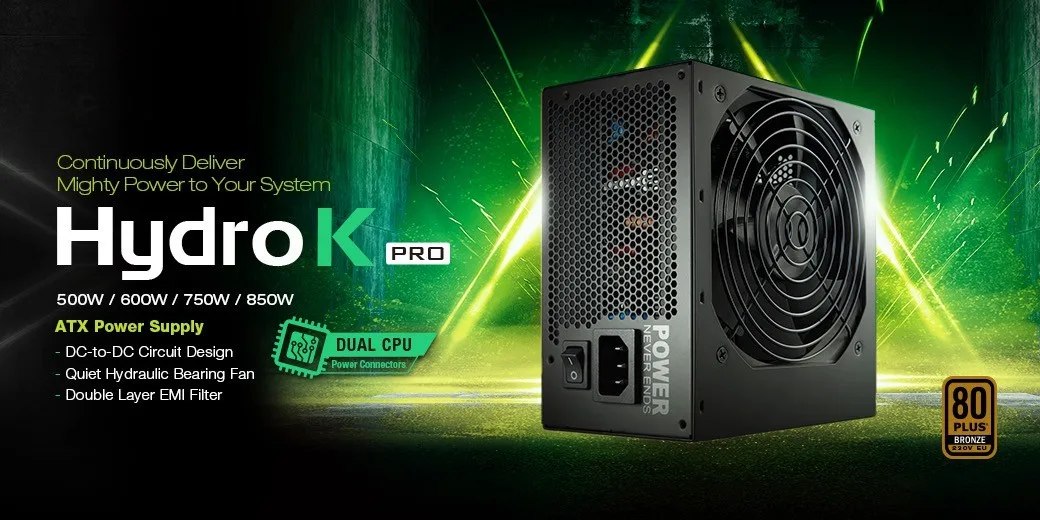 Fuente 600w Fsp Hydro K Pro (hp2-600) 80+ Bronze