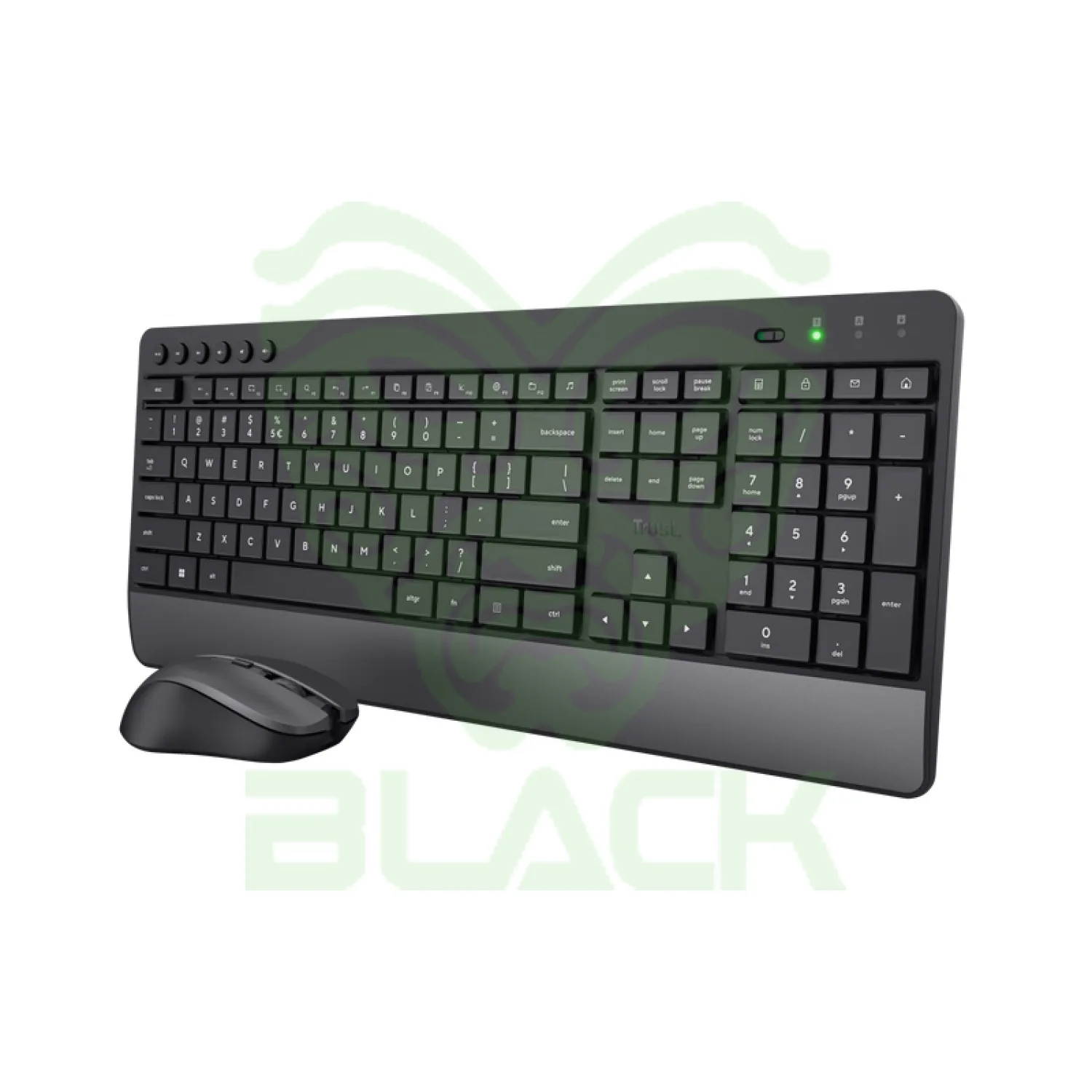 Combo Teclado Y Mouse Trust Trezo Wireless Eco Es