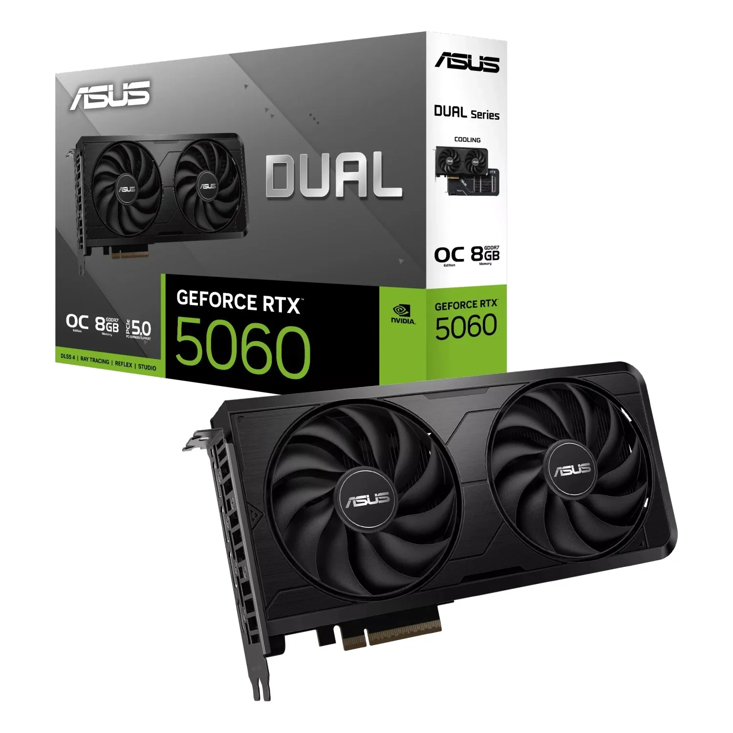 Placa De Video Rtx 5060 ASUS Nvidia Dual O8gb Evo