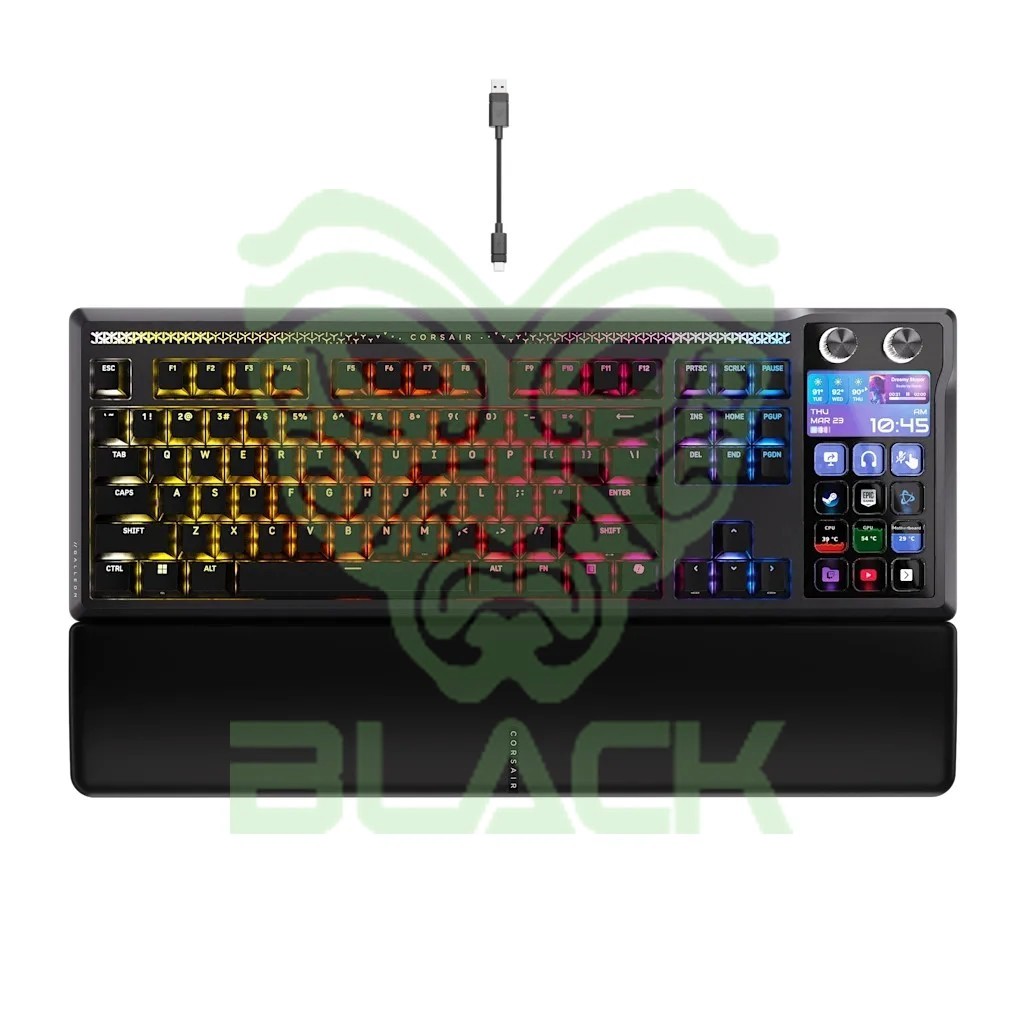 TECLADO MECANICO CORSAIR GALLEON 100 STREAM DECK 12 BOTONES PANTALLA LCD 8000HZ HYPER POLLING SWITCH MLX PULSE