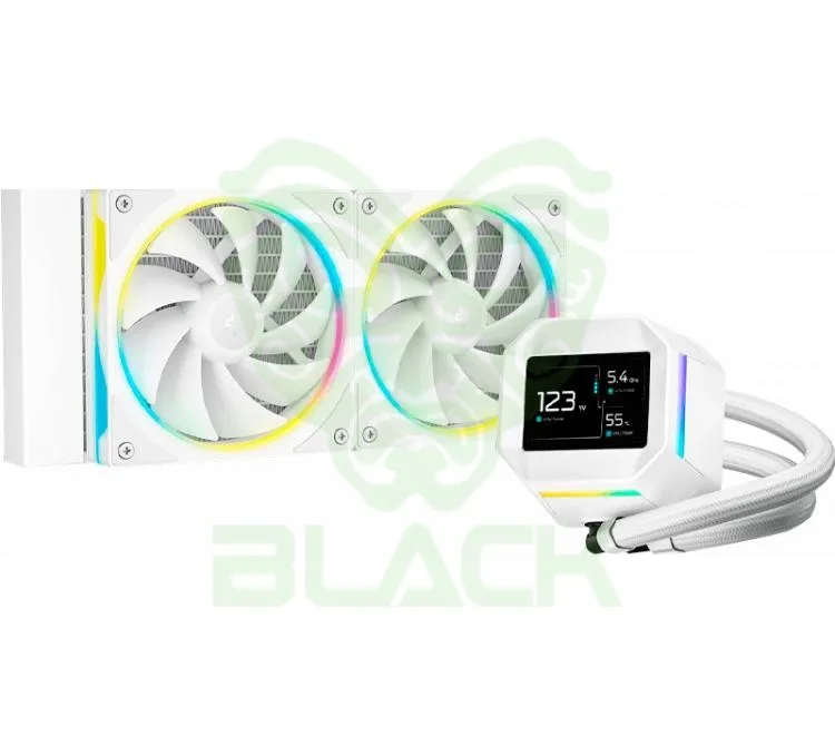 Cooler CPU Deepcool Lm240 White ARGB Lcd Ips 2,4