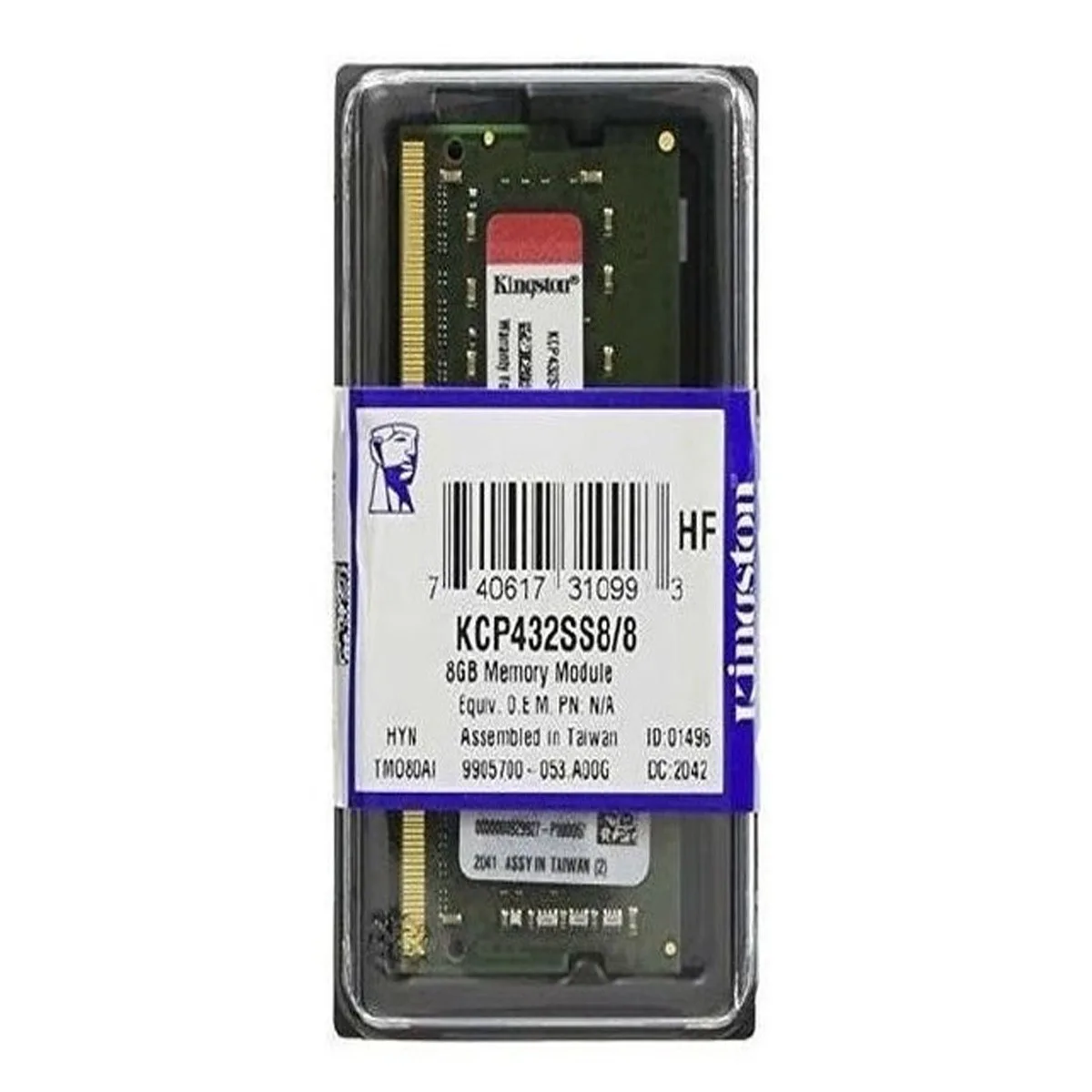 MEMORIA DDR4 8GB NOTE 3200MHZ KINGSTON