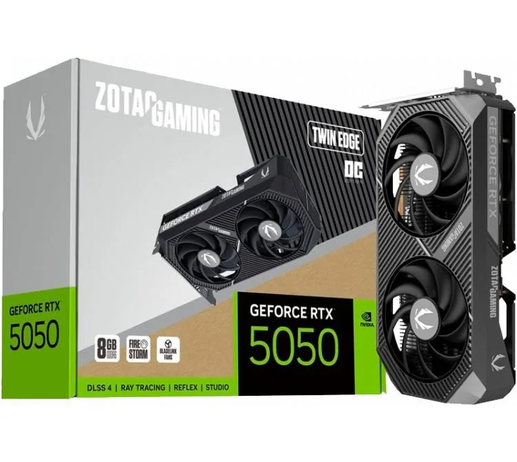 Placa De Video Rtx 5050 8GB Zotac Twin Edge