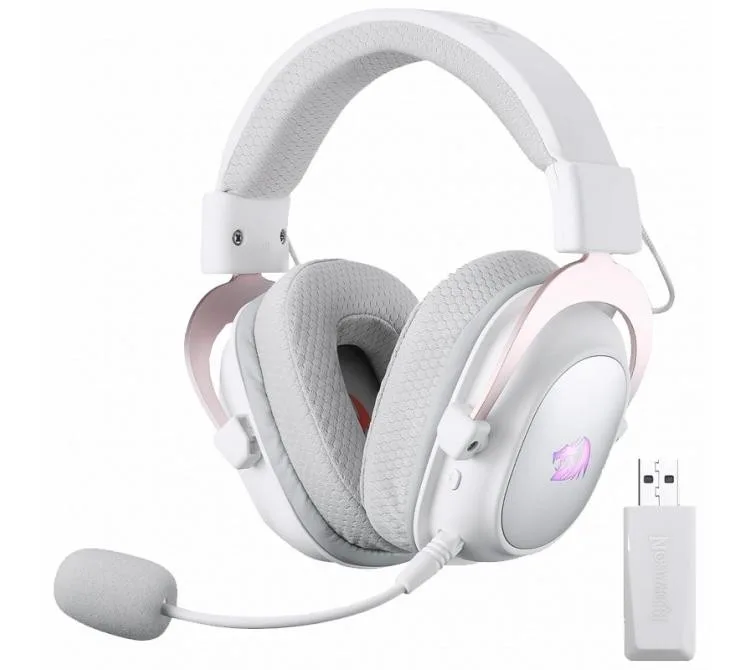AURICULAR INALÁMBRICO REDRAGON ZEUS PRO H510 BLANC